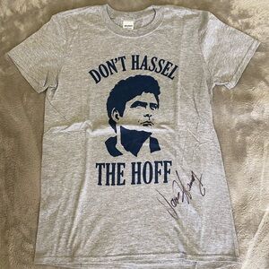 Vintage David Hasselhoff Autographed T Shirt